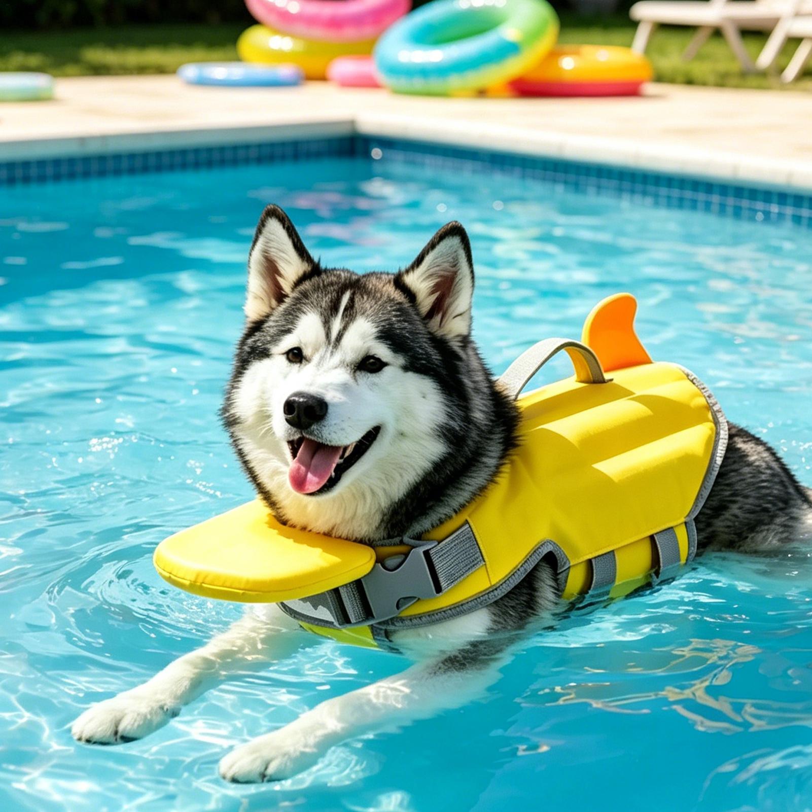 Life Jacket Buoyancy - Kurtarma Saplı Yüksek Yüzdürme Özellikli Köpek